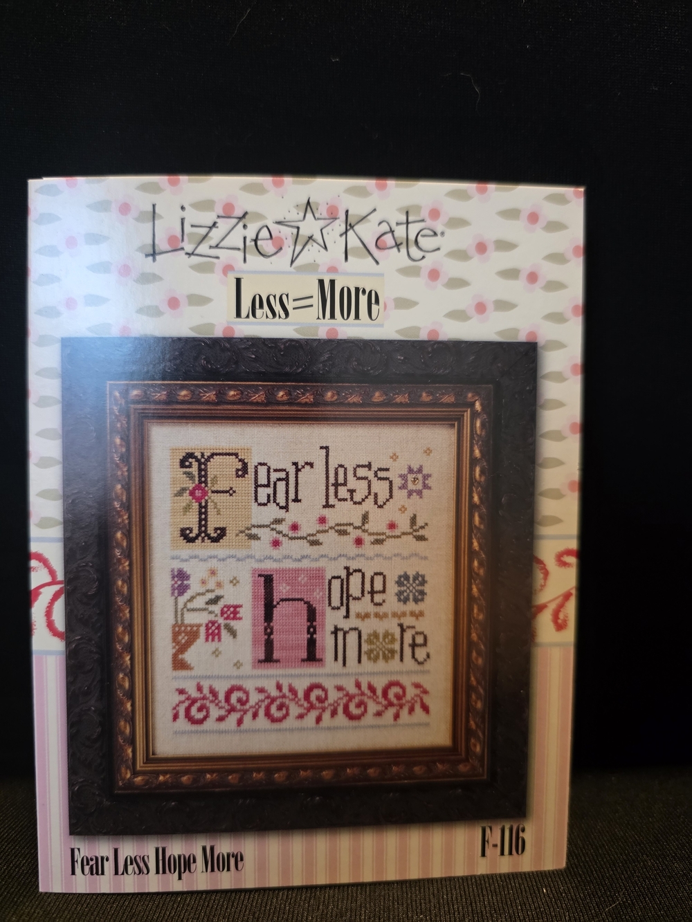 Lizzie*Kate Less = More Flip-It Series Cross-Stitch Patterns & Floss